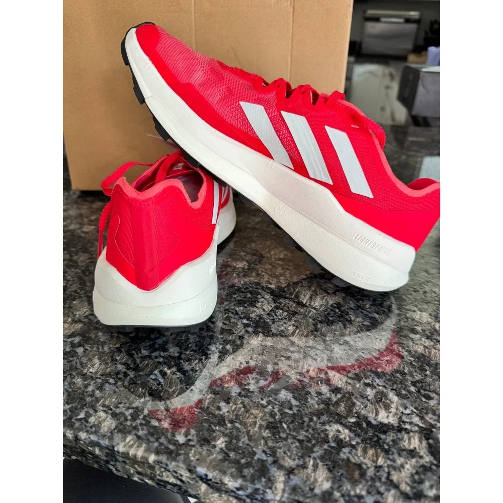 Adidas Terrex Agravic Speed Mens Trail Running Shoes Red JR4029 Size‎ 8